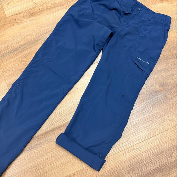 Columbia PFG Women’s Aruba Roll Up Pants in Navy OMNI-Shield - Picture 6 of 11